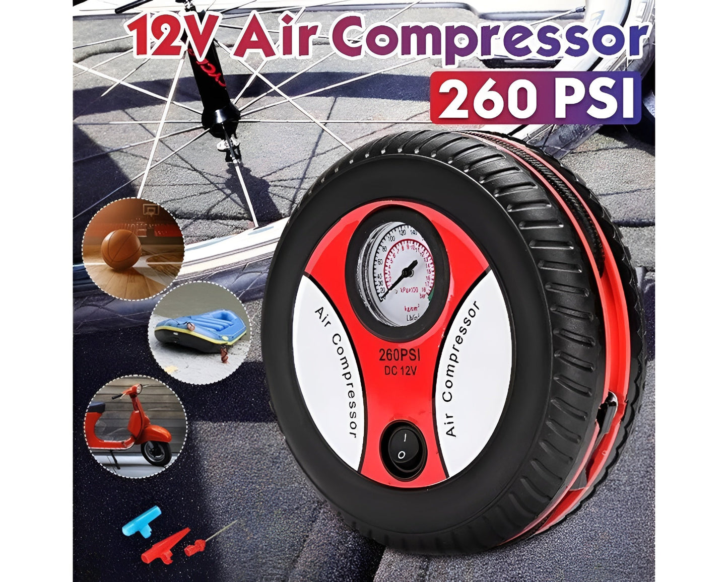 compact electric tire inflator
