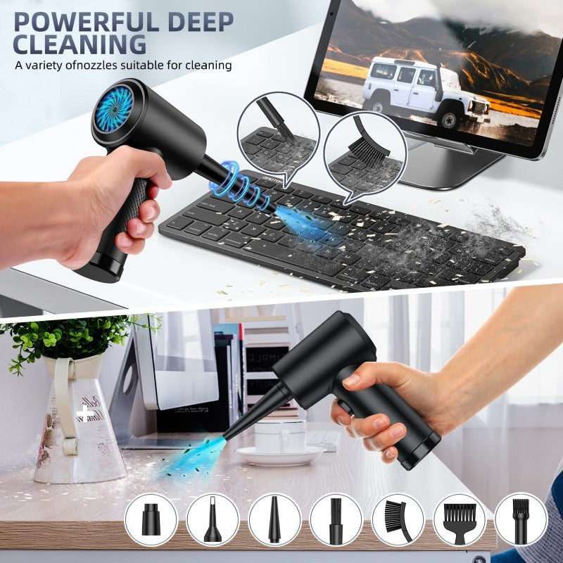 High speed air duster