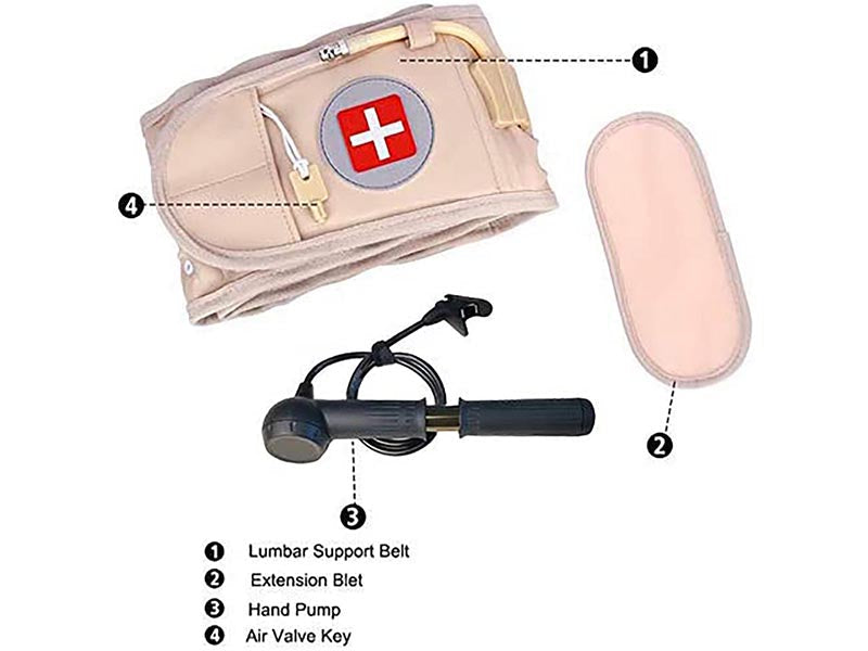 Lumbar Back Support Spinal Air Traction Belt Decompression Belt Lumbar Support for Lower Back Pain Relief - The Shopsite
