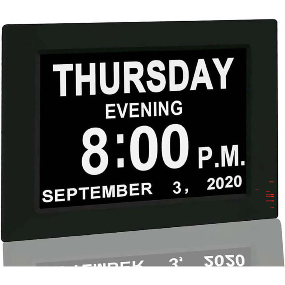 Digital calendar alarm day clock