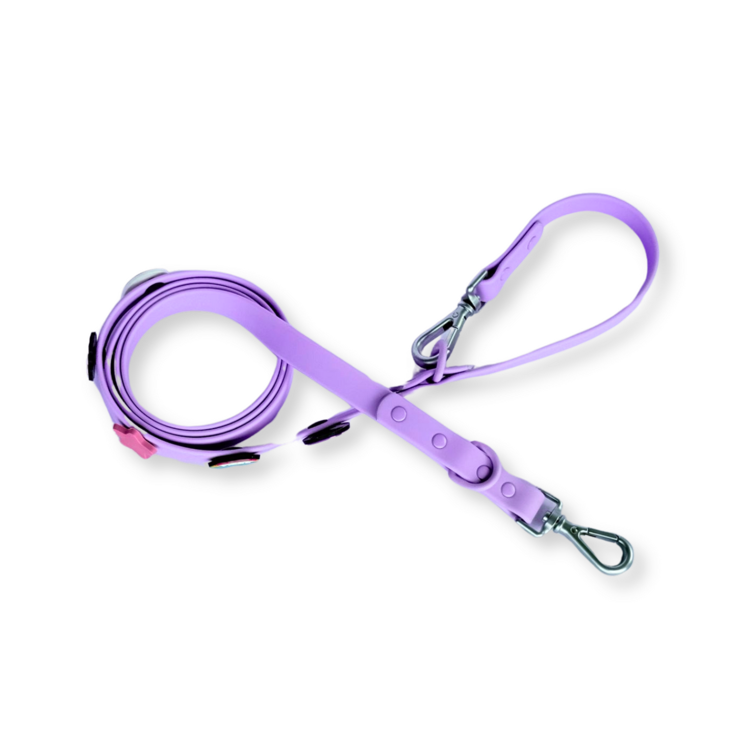 Waterproof Customisable Dog Lead | Lilac