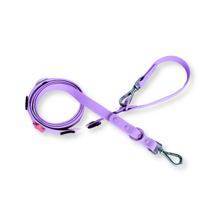 Waterproof Customisable Dog Lead | Lilac
