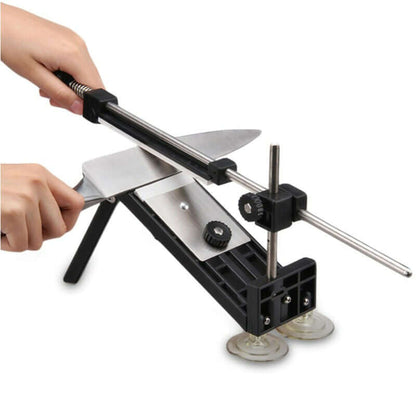 Adjustable angle knife sharpener