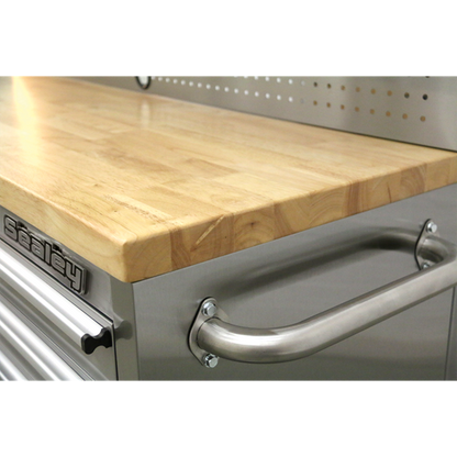 55 Inch 12 Drawers Stainless Steel Tool Chest workbench