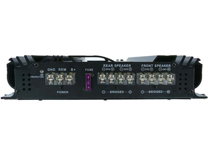 Slim stereo amplifier
