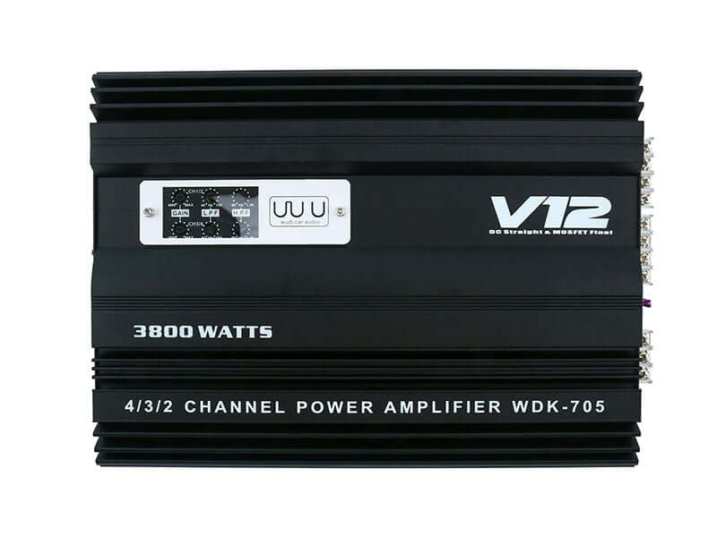 Car amp for 4 speakers