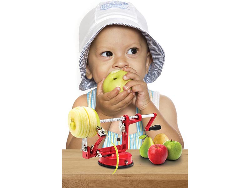 kitchen apple peeler with vacuum base