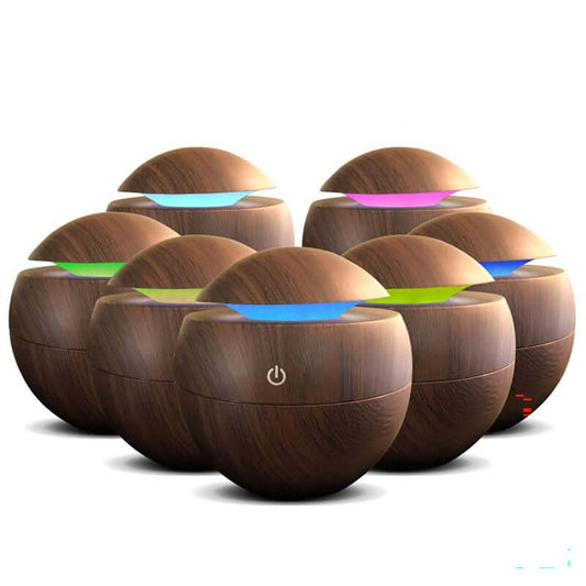 Wood grain aroma humidifier