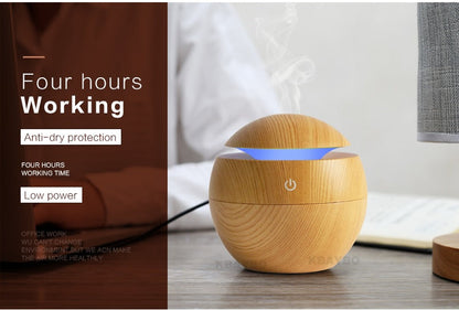 Wood grain finish humidifier