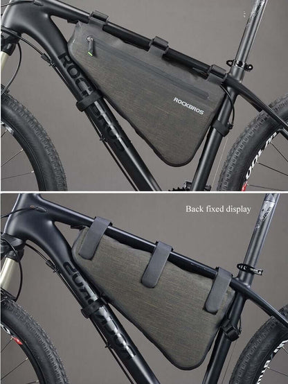 Cycling Bike packing Bag Waterproof Bike Frame Large Tube Pouch Bag