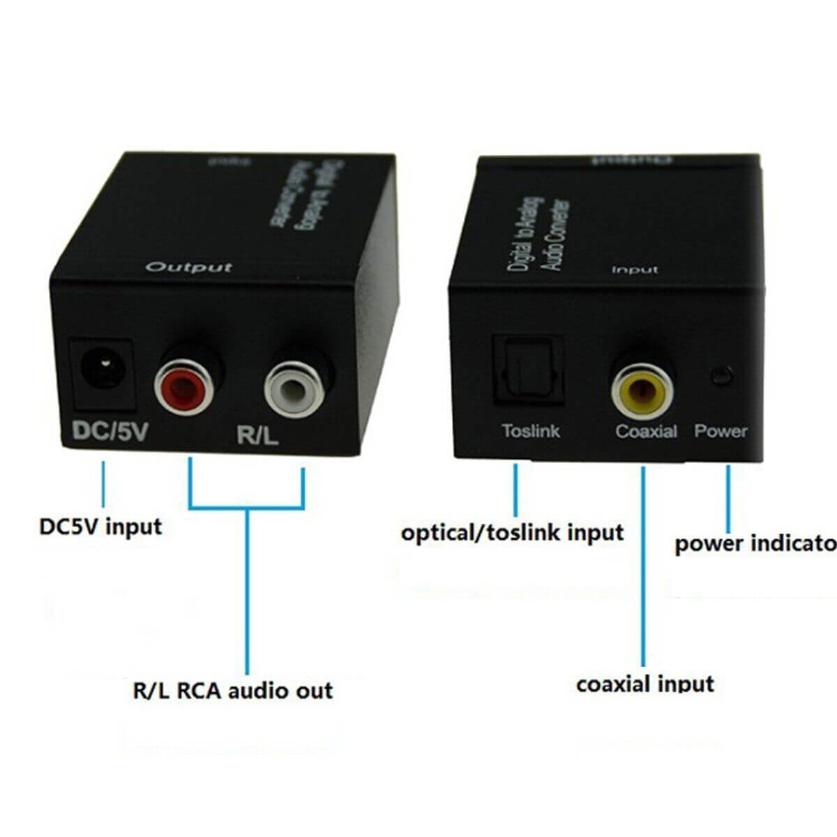 digital audio to analog output