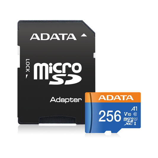 ADATA 256GB microSD card front