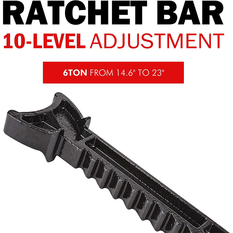 Jack stand ratchet bar
