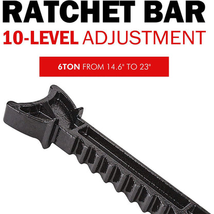 Jack stand ratchet bar