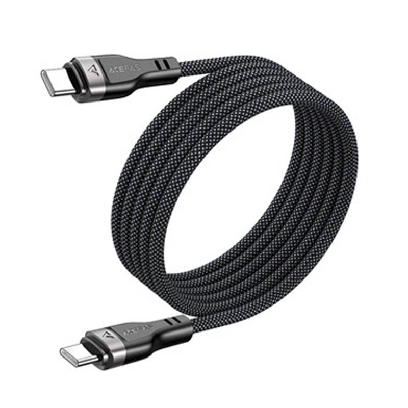 Acefast Braided Magnetic Storage Charging Cable Type-C/USB-A to Type-C 60W 1.2m