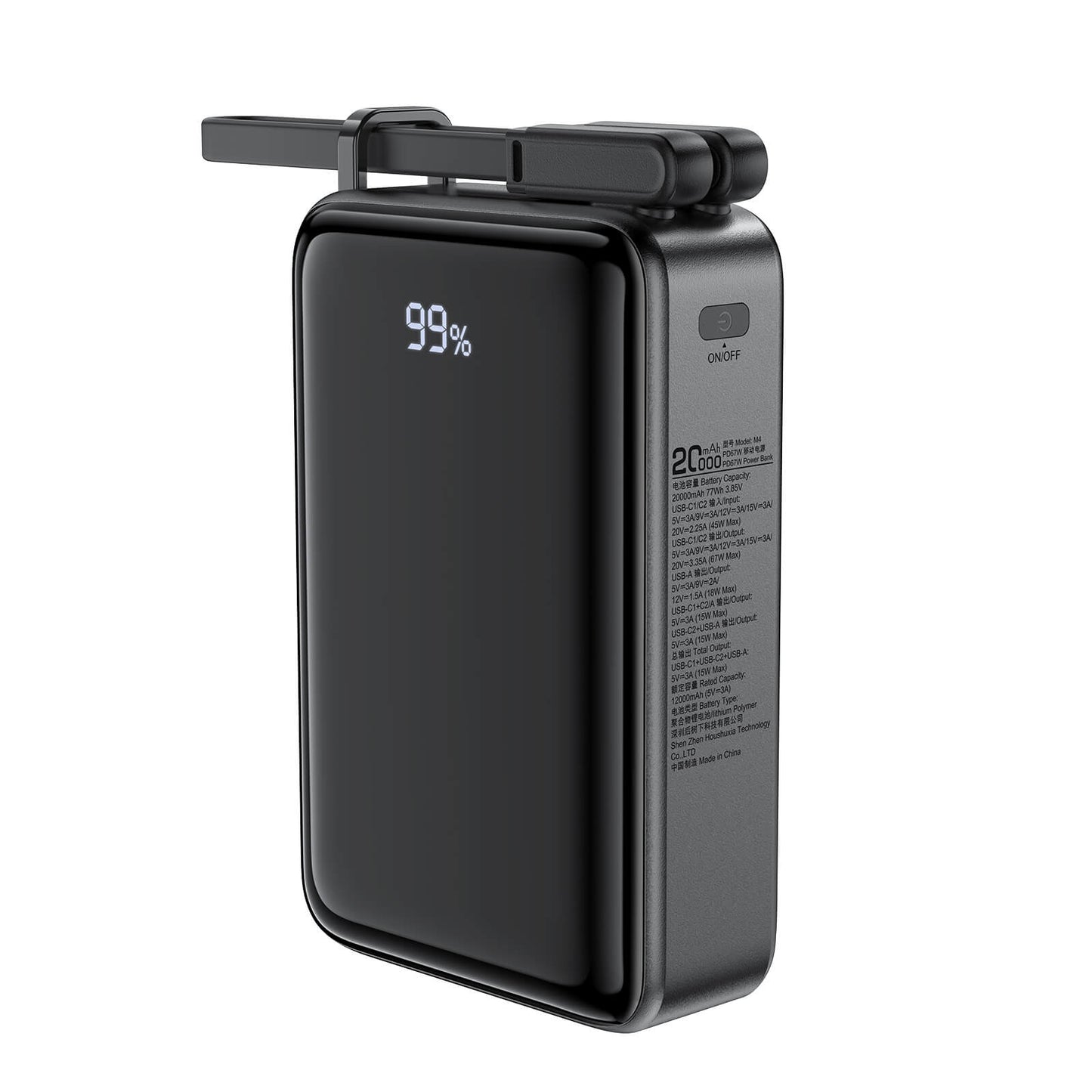 Acefast PD 67W 20000mAh Power Bank for MacBook and Devices M4