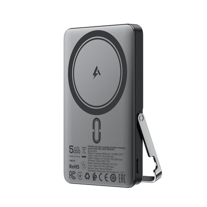 Acefast Magnetic Wireless Charging Power Bank with Stand 5000mAh M16