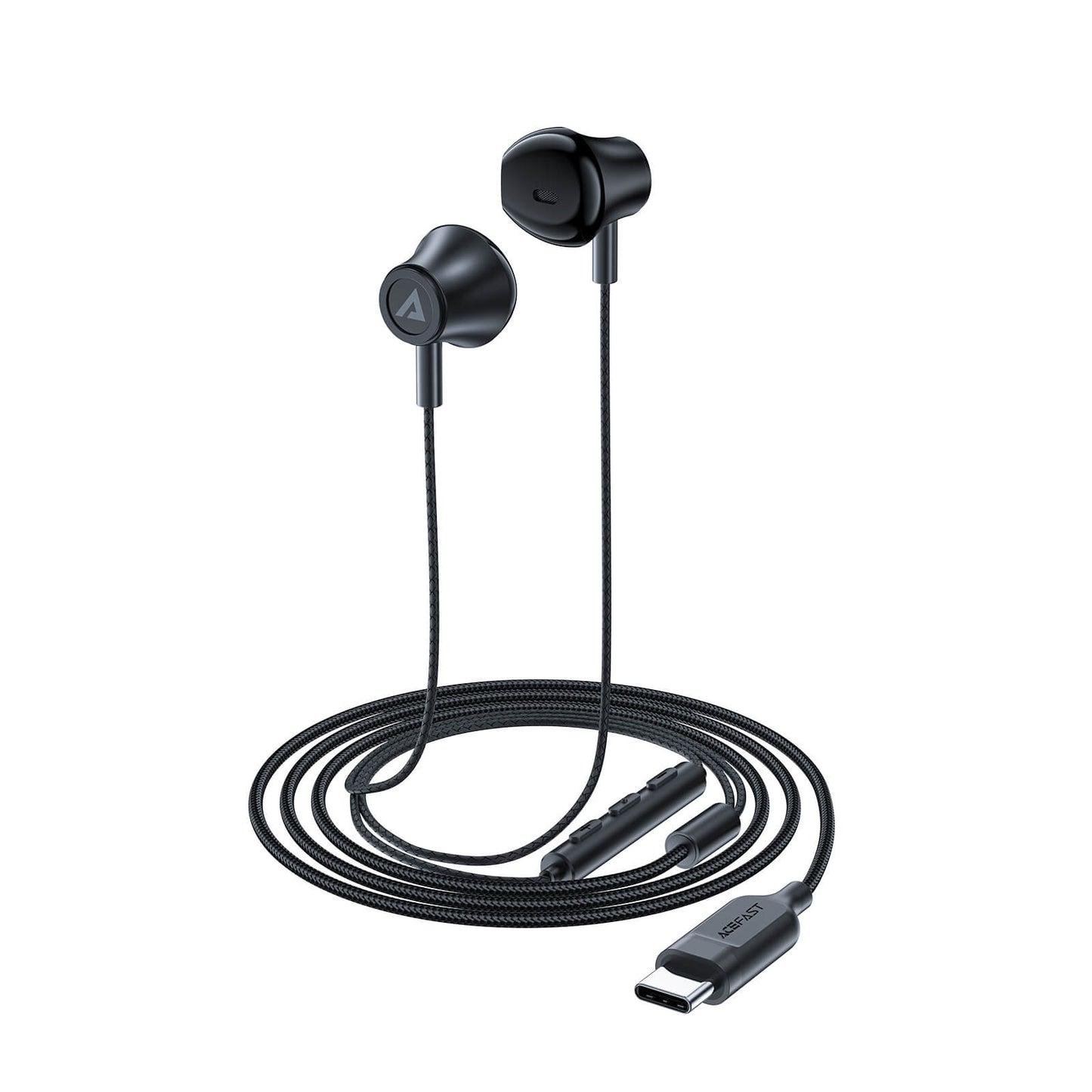 Acefast PC Material Half-in-ear Type-C Wired Earphones With Mic L2