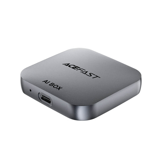 Acefast Wireless CarPlay Android Auto AI Box Adapter with Streaming Apps QC2