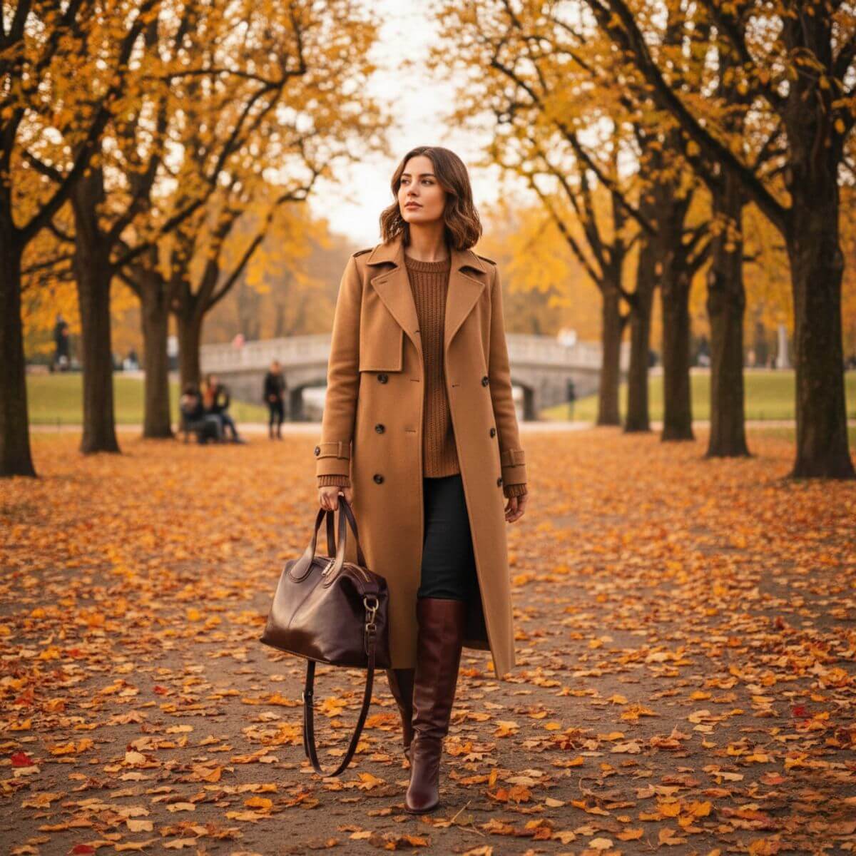 Adele Burgundy Leather Crossbody Bag