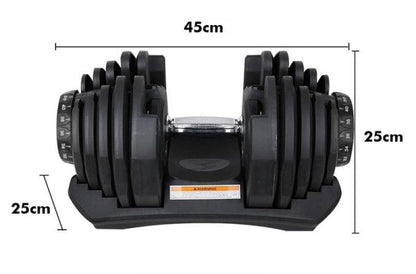 Smart Adjustable Weights Dumbbell Set 40KG Pair