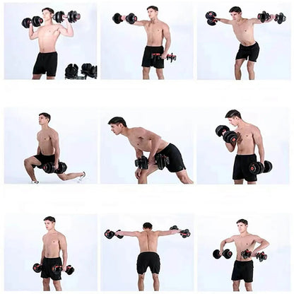 Adjustable Weights Dumbbell Set 40Kg Pair
