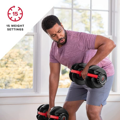 Adjustable Weights Dumbbell Set 24Kg Pair