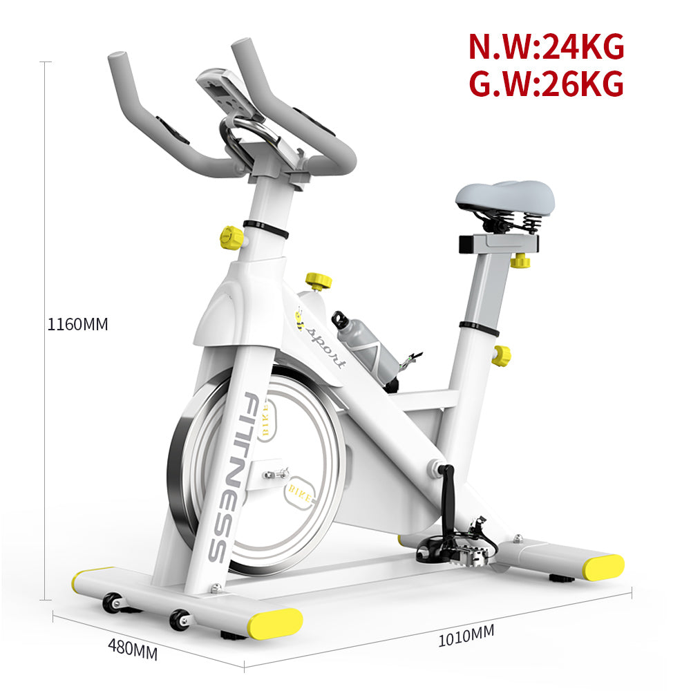 Adjustable Exercise Spin Bike Heavy Duty Spin Bike