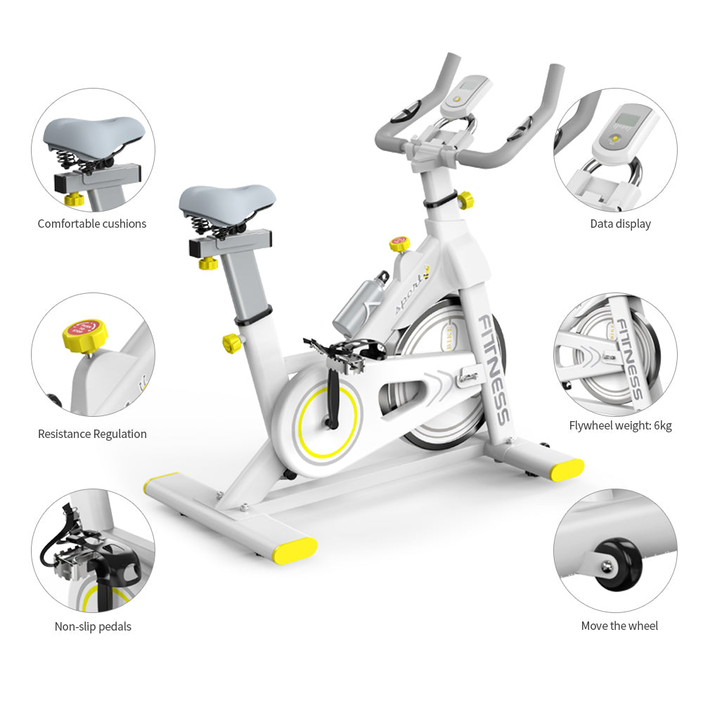 Adjustable Exercise Spin Bike Heavy Duty Spin Bike