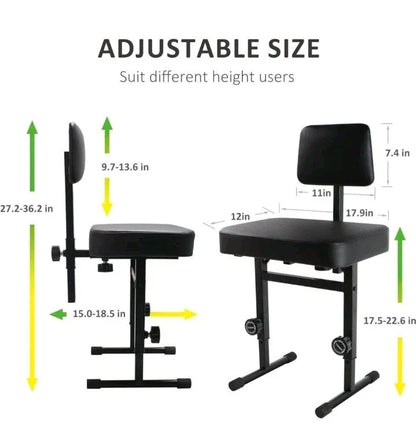 Adjustable Keyboard Piano Stool Piano Bench