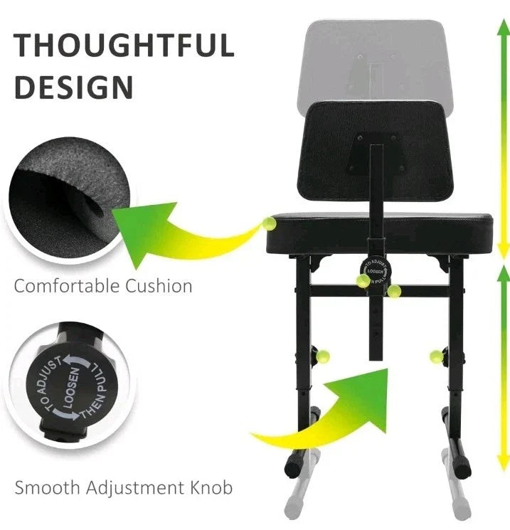 Adjustable Keyboard Piano Stool Piano Bench