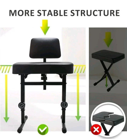 Adjustable Keyboard Piano Stool Piano Bench