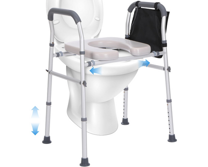 Adjustable Raised Toilet Seat