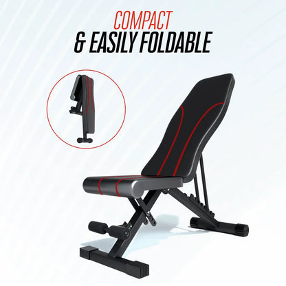 Weight Bench, Adjustable Weight Bench