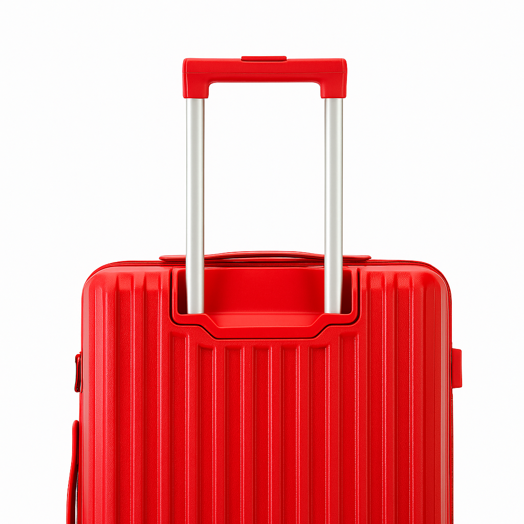 Lightweight Carry On Luggage - Hardside Cabin Suitcase | AeroRidge | Red | 55 cm