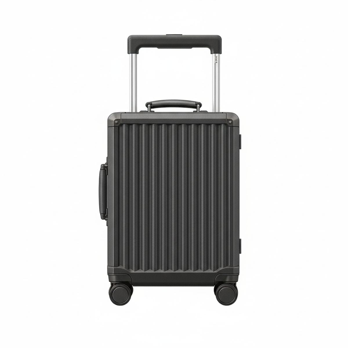 Carry On Suitcase - Hard Shell Cabin Luggage with Aluminum Frame - Dark Grey | Fortex | 55 cm