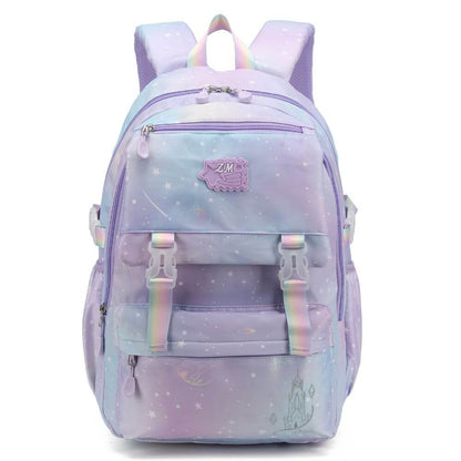 Pink & Purple Girls School Bags & Kids Backpack | Aesthtic Galaxy