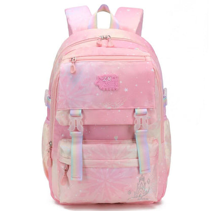 Pink & Purple Girls School Bags & Kids Backpack | Aesthtic Galaxy