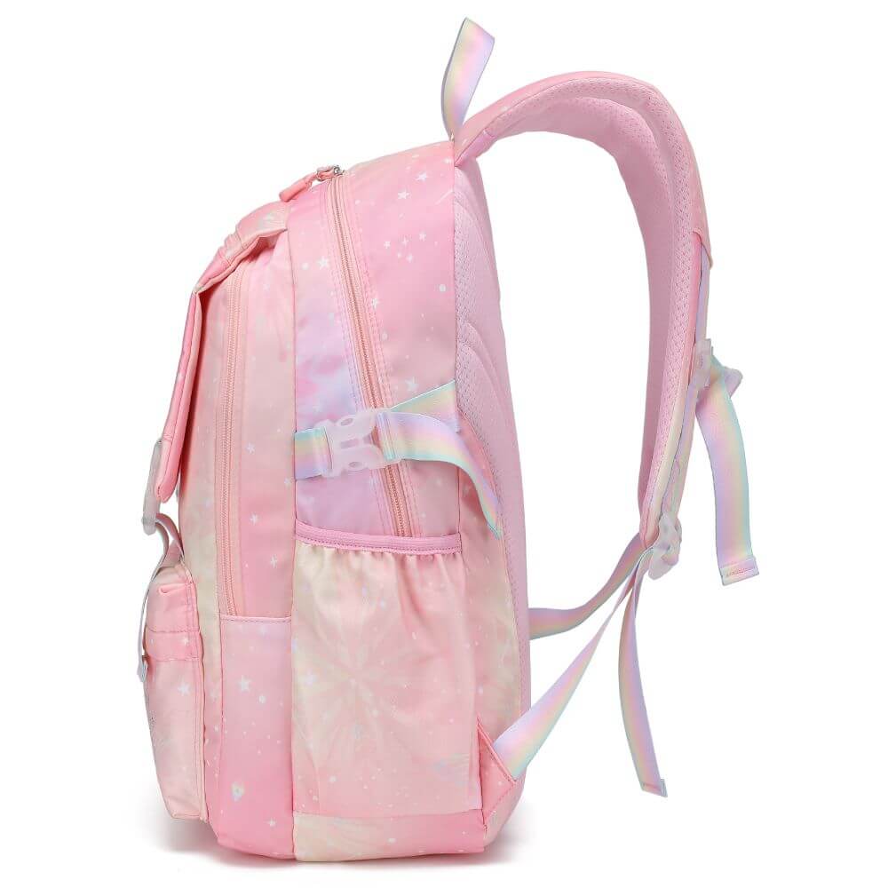 Pink & Purple Girls School Bags & Kids Backpack | Aesthtic Galaxy