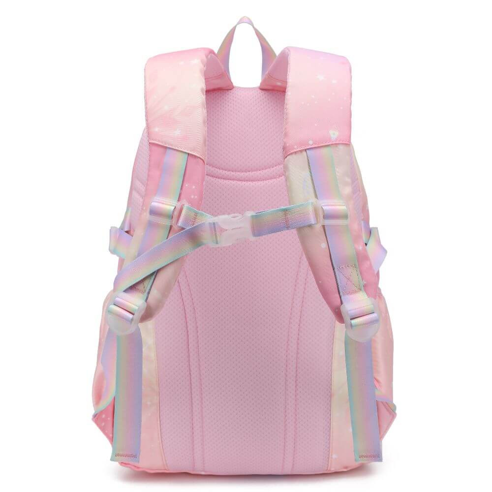 Pink & Purple Girls School Bags & Kids Backpack | Aesthtic Galaxy