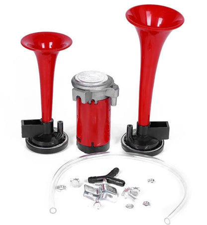 Dual Air Horn 12V Dixie Duke Of Hazzard Horn Set Super Loud Car Horns