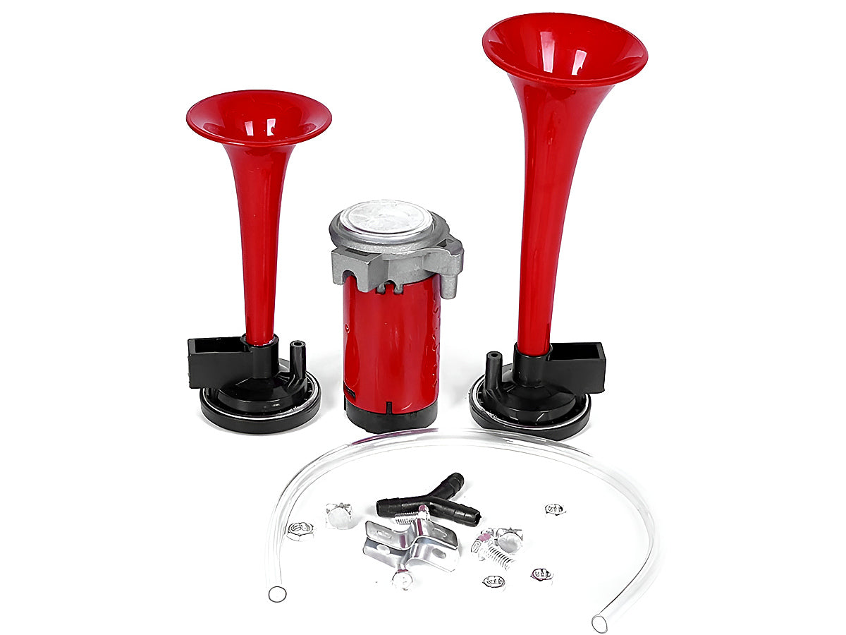 Dual Air Horn 12V Dixie Duke Of Hazzard Horn Set Super Loud Car Horns