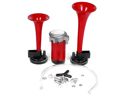 Dual Air Horn 12V Dixie Duke Of Hazzard Horn Set Super Loud Car Horns