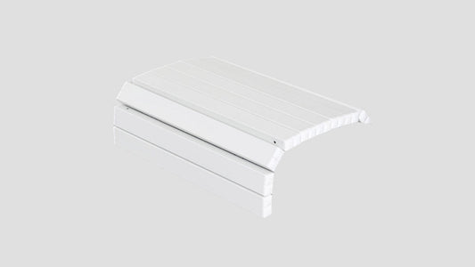 ALUMINIUM SLAT TRAY - WHITE