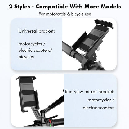 Aluminum Alloy Bike / Motorcycle Phone Holder ( Phone Mount )