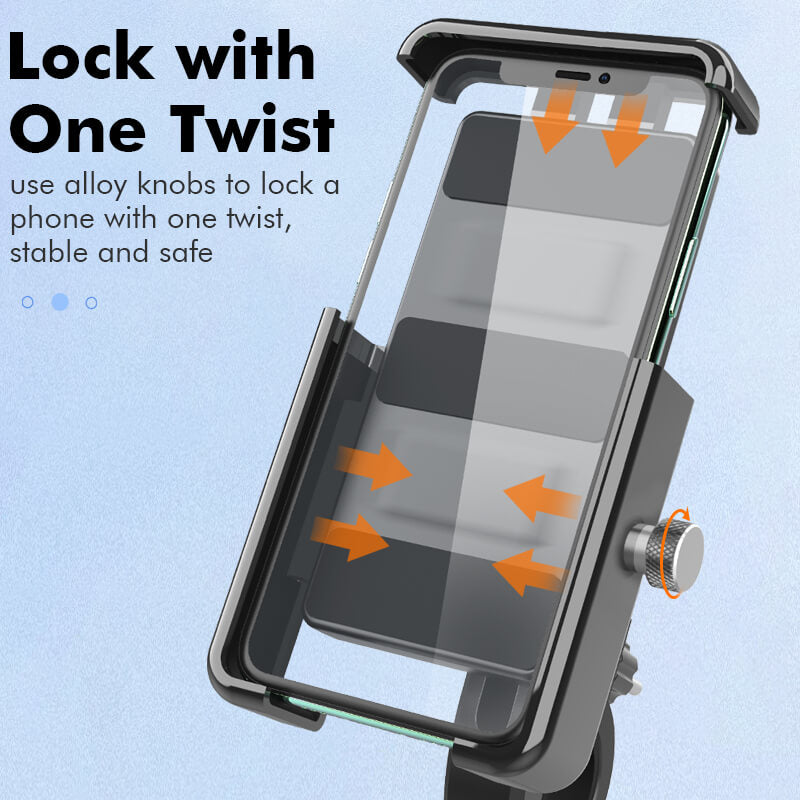 Aluminum Alloy Bike / Motorcycle Phone Holder ( Phone Mount )