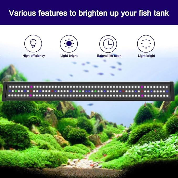 Fish Tank Aquarium LED Light Full Spectrum 90cm