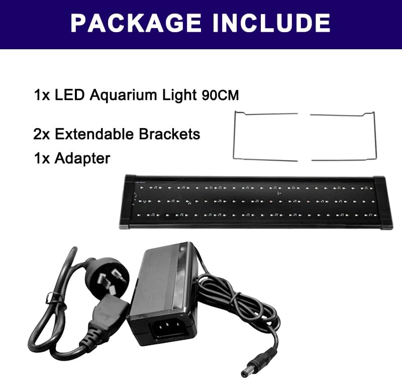 Fish Tank Aquarium LED Light Full Spectrum 90cm