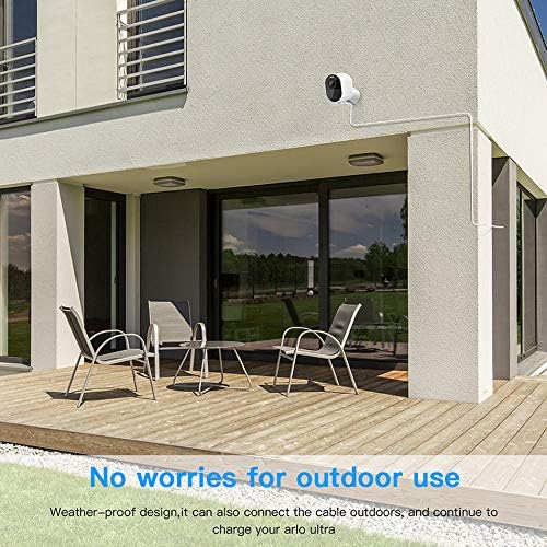 7.6M Weatherproof Power Cable Replacement for Arlo Pro 3/4/5 & Ultra 1/2 Cameras