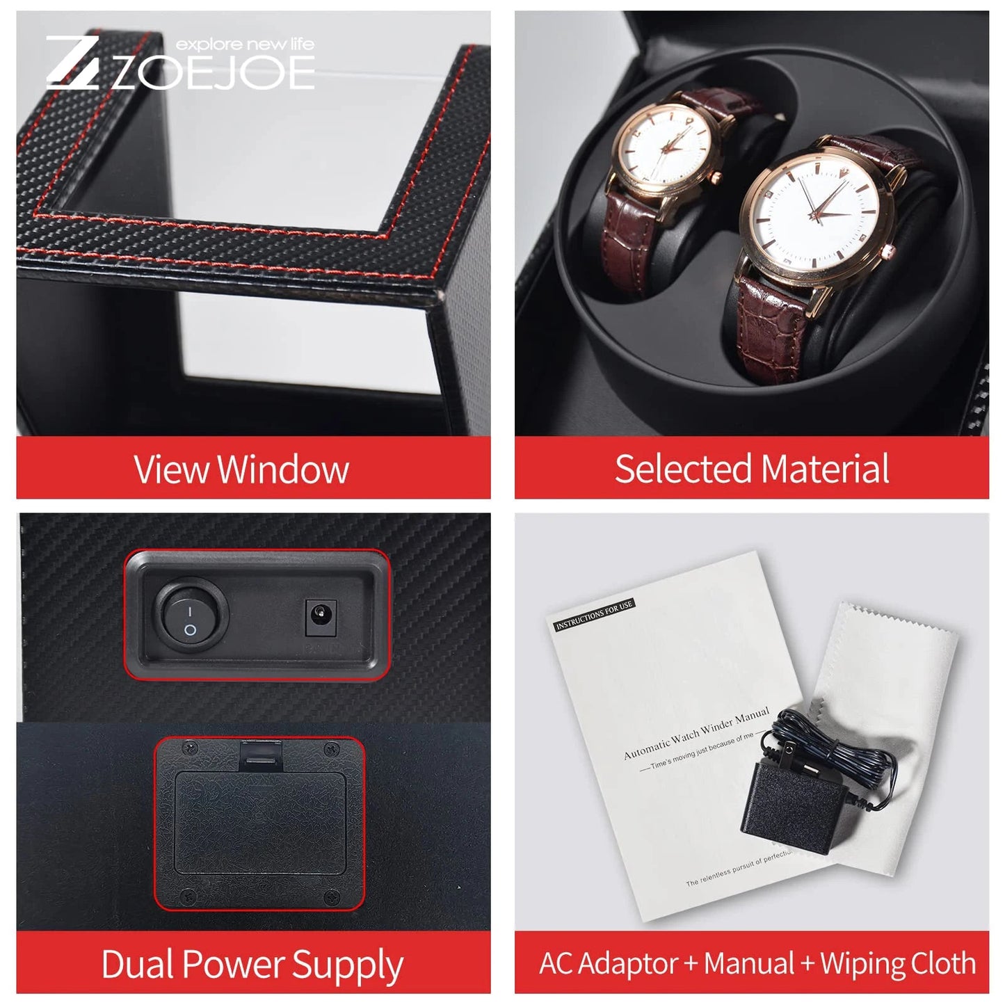 Automatic Watch Winder and Storage Box